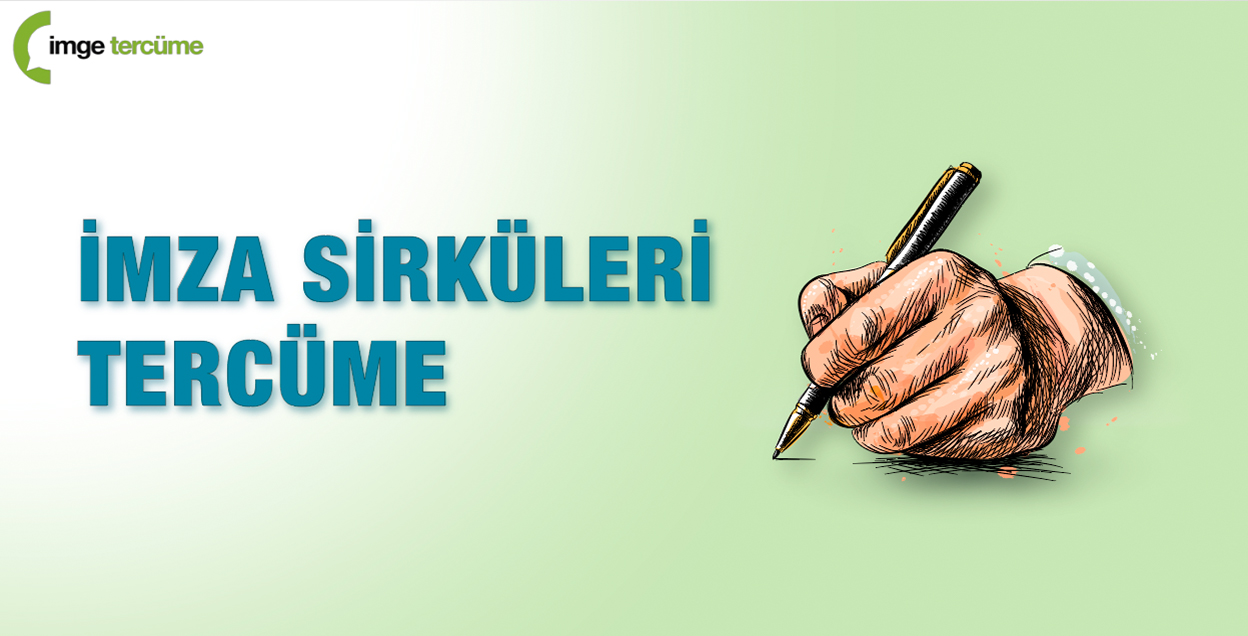 İmza Sirküleri Tercüme