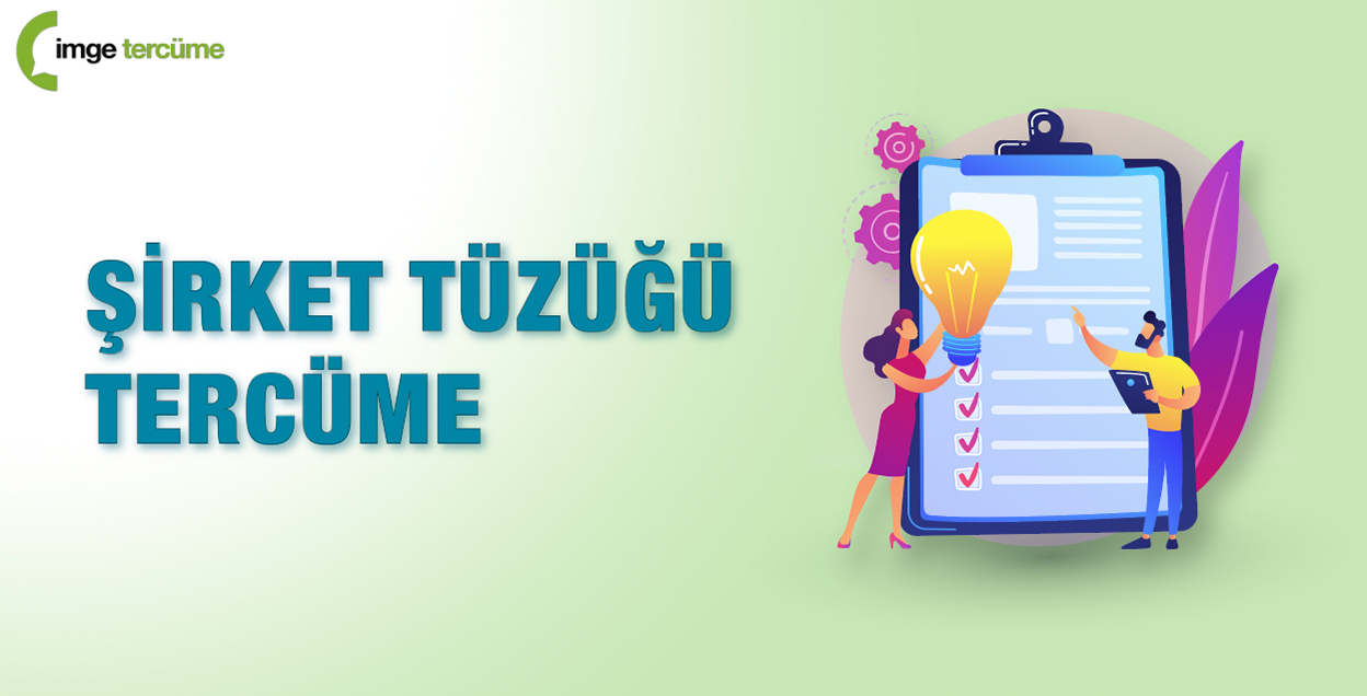 Şirket Tüzüğü Tercüme